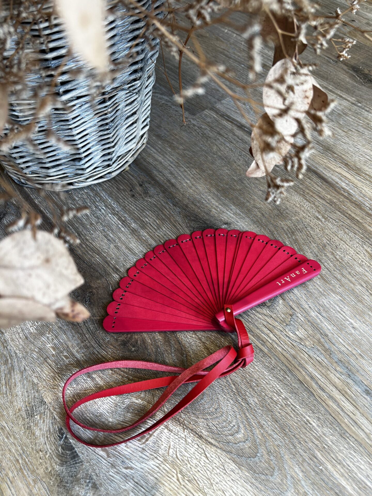 Abanico rojo
