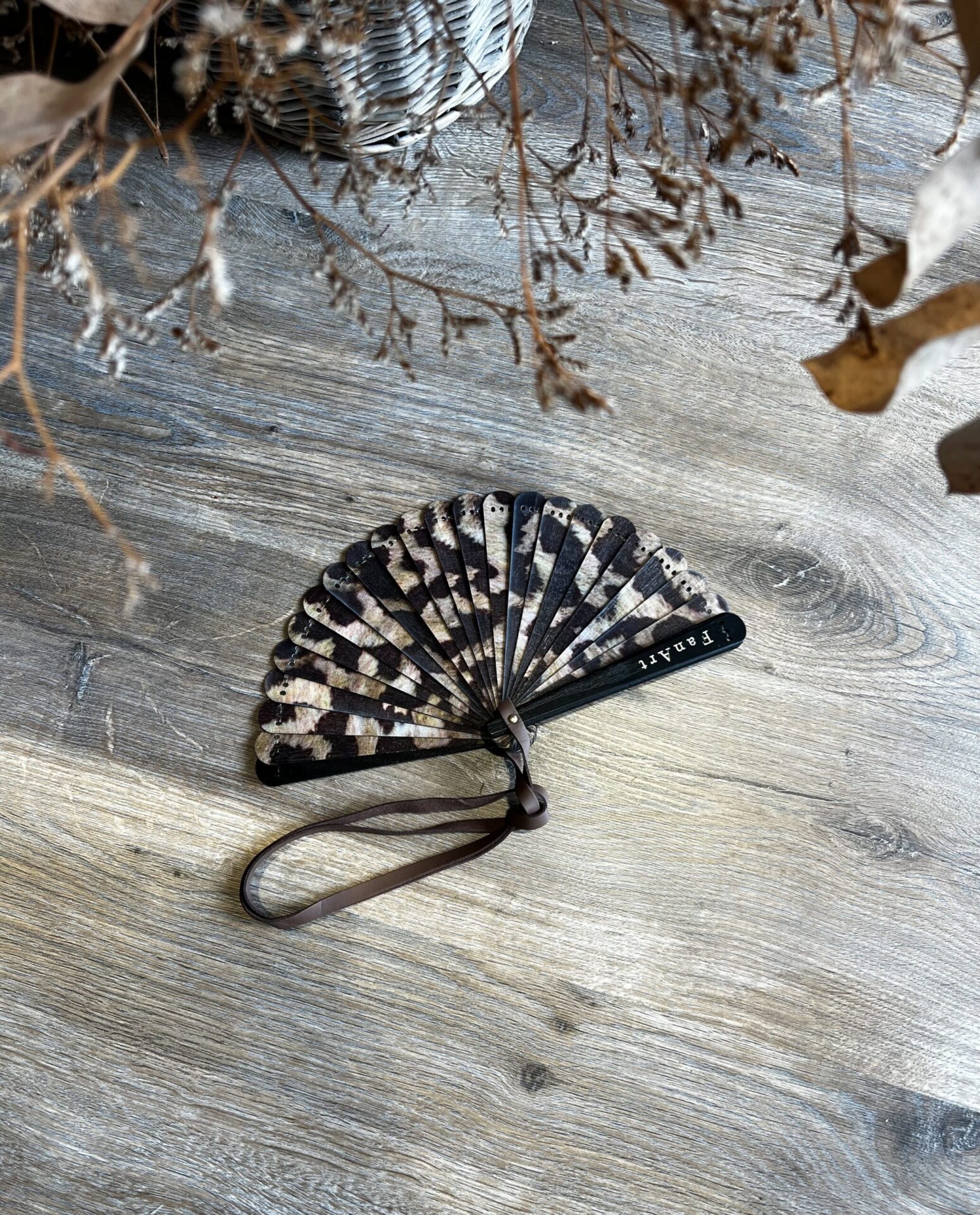 Abanico leopardo