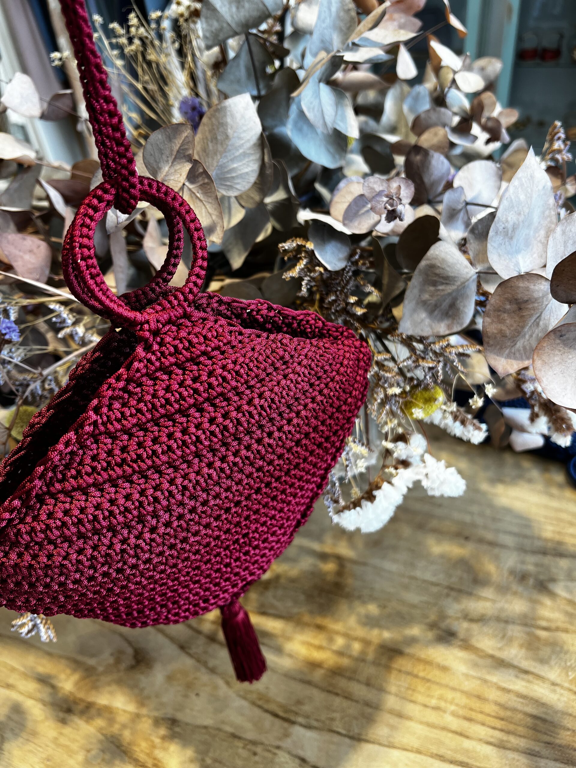 Bolso Isabel granate