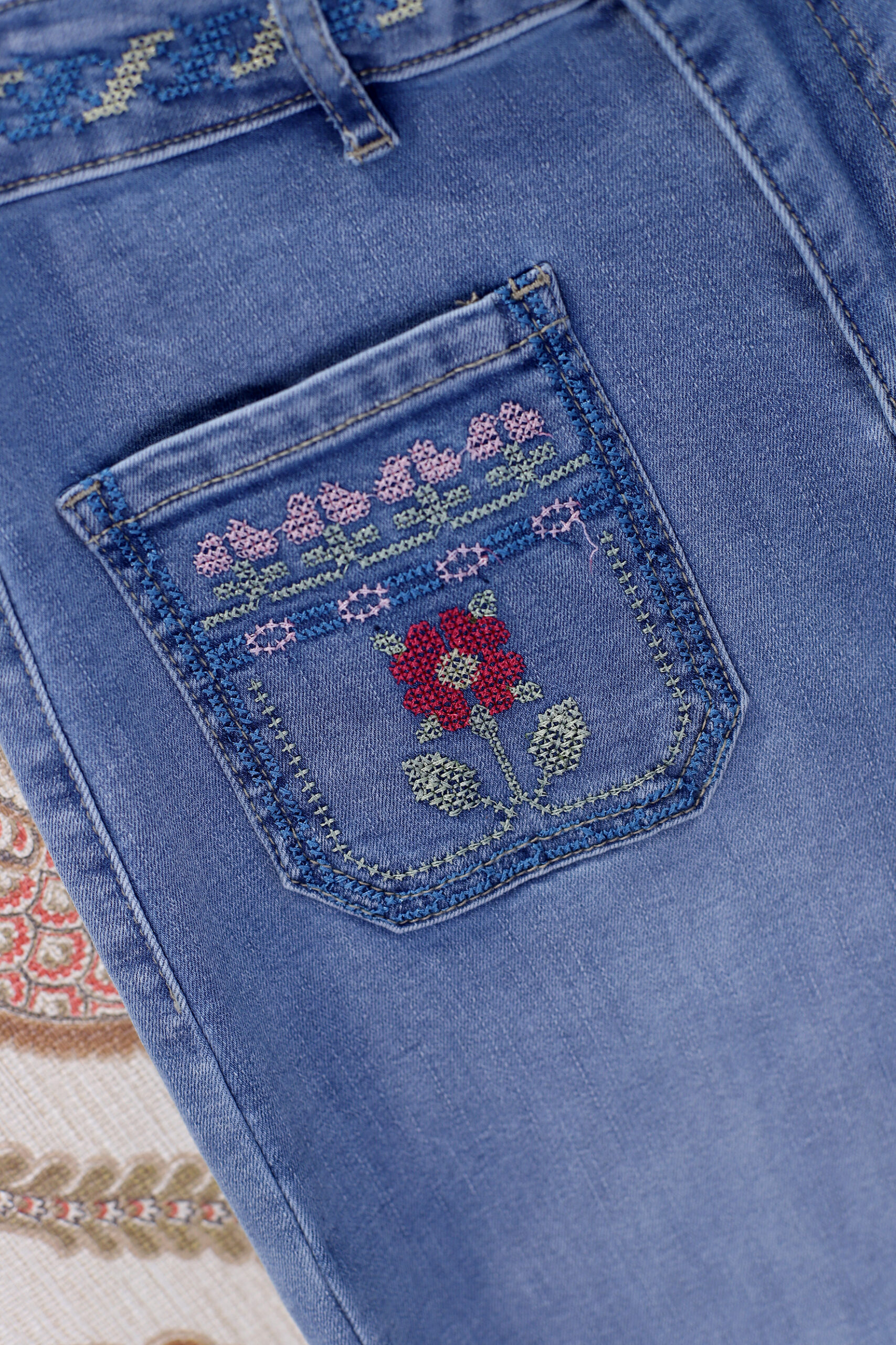 Denim wildflower