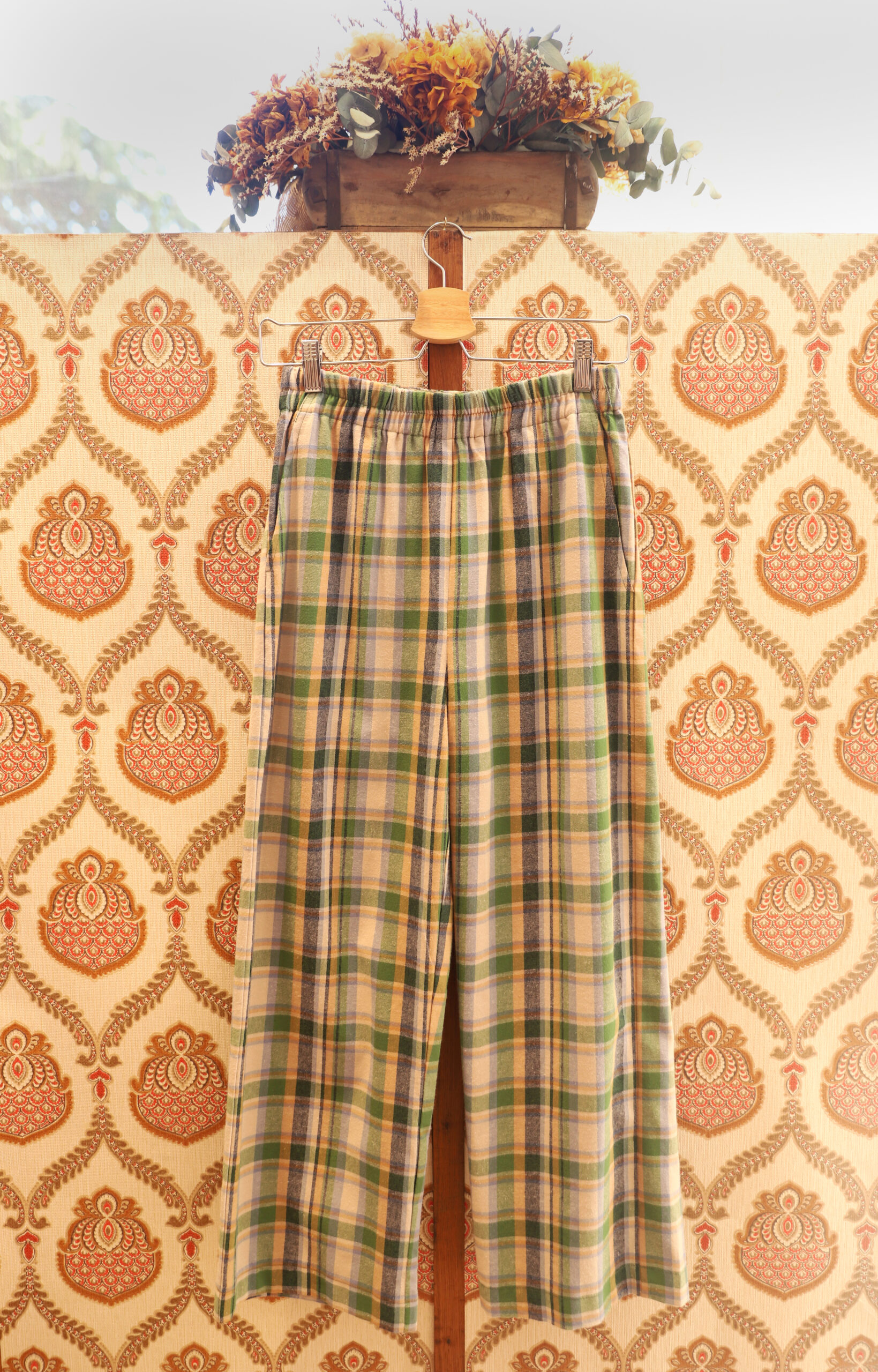 Pantalón Rayas Verde